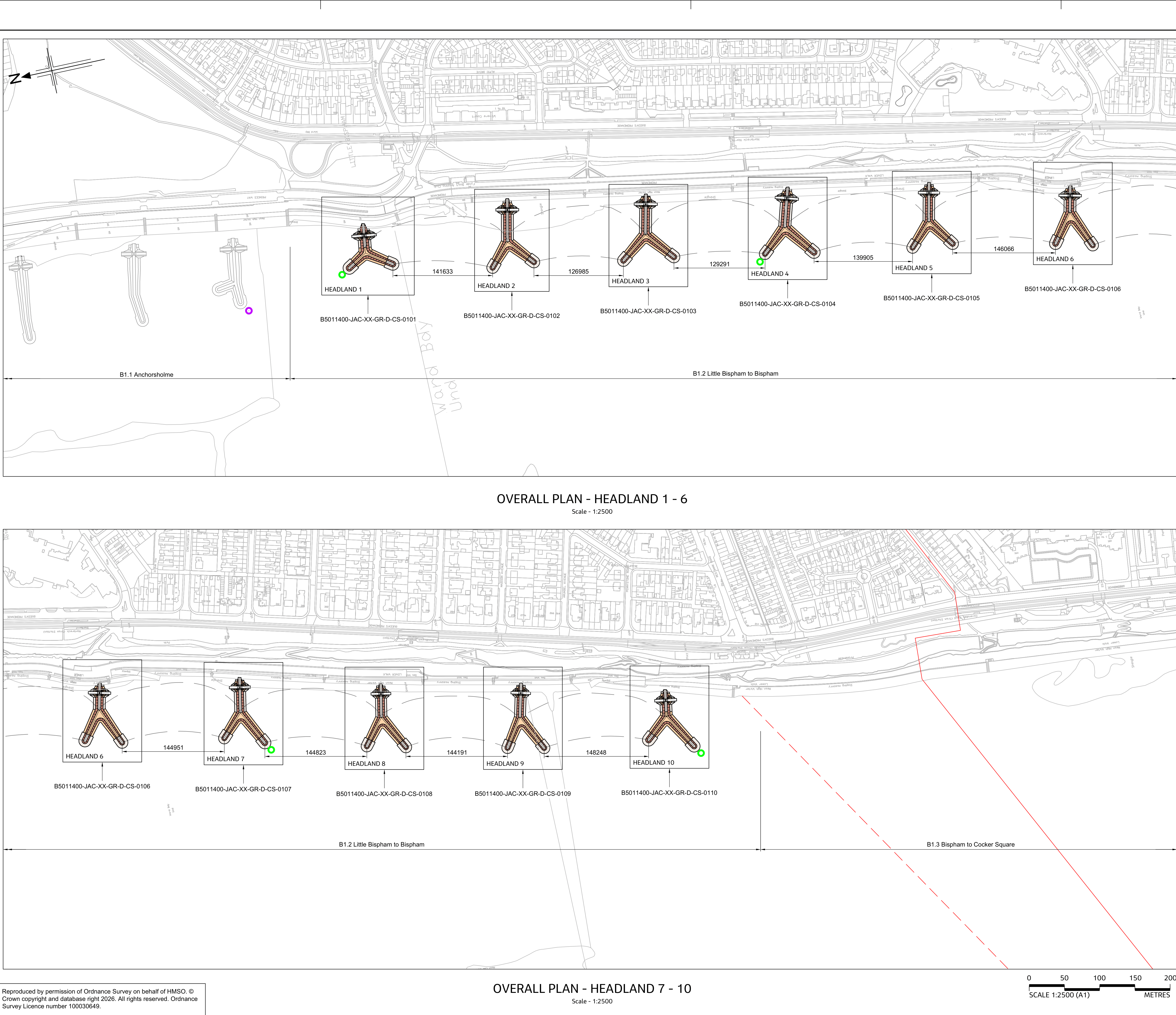 Bispham to Little Bispham Headland Layout