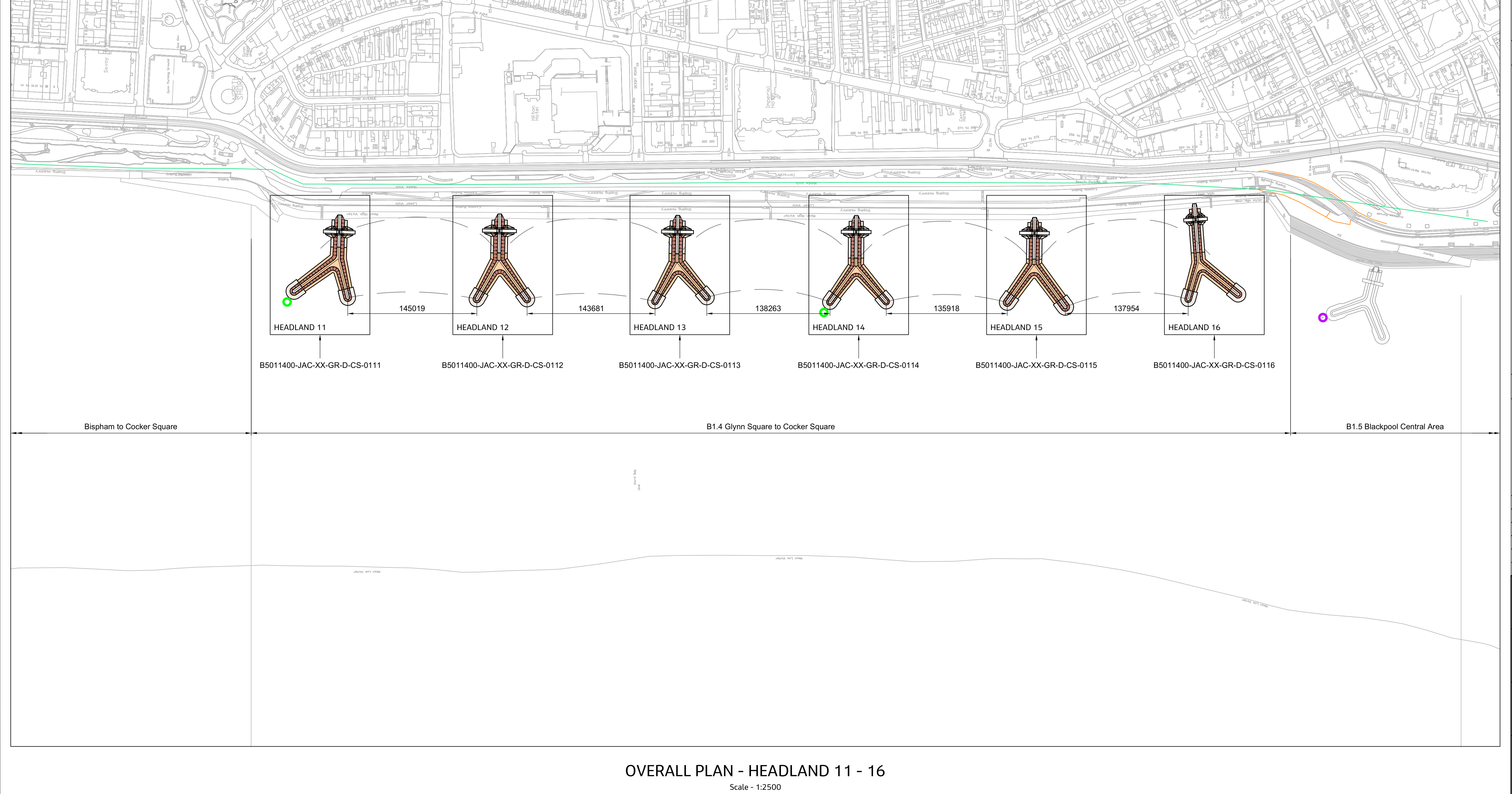 Cocker to Gynn Square Headland Layout