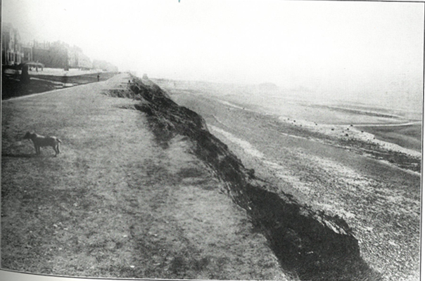 Historical image of the coastline at North Shore  in 1892
