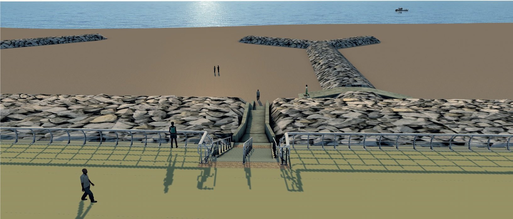 Visualisation of the Anchorsholme Coast Protection Scheme