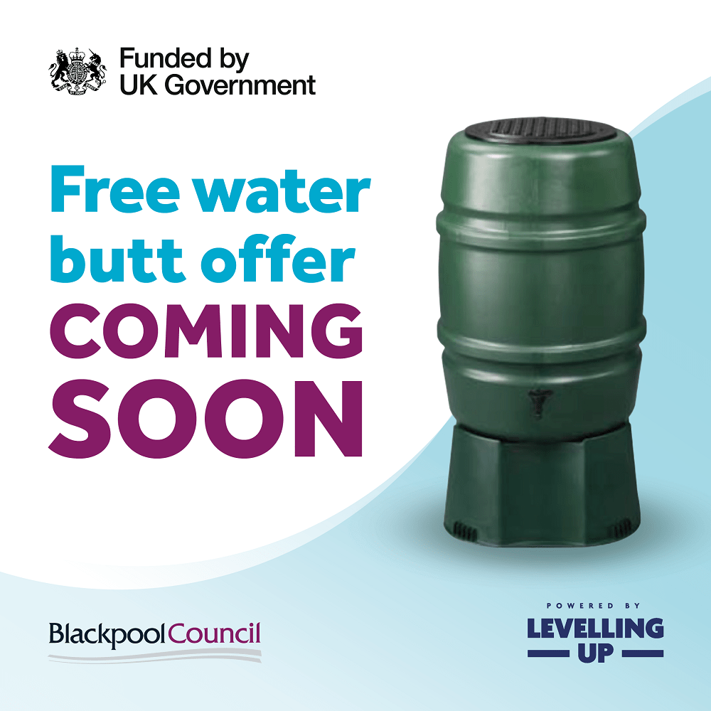 Free water butt offer coming soon