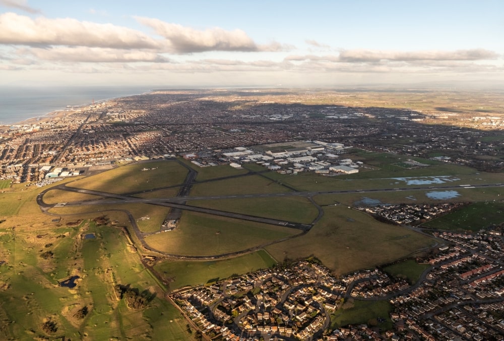 An aerial image of Blackpool Airport_small-min