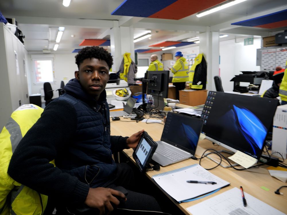 A photo of Penial in an office