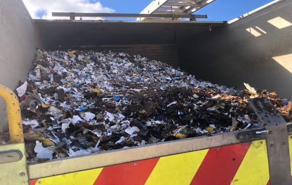 Huge quantity of counterfeit tobacco in waste bin 