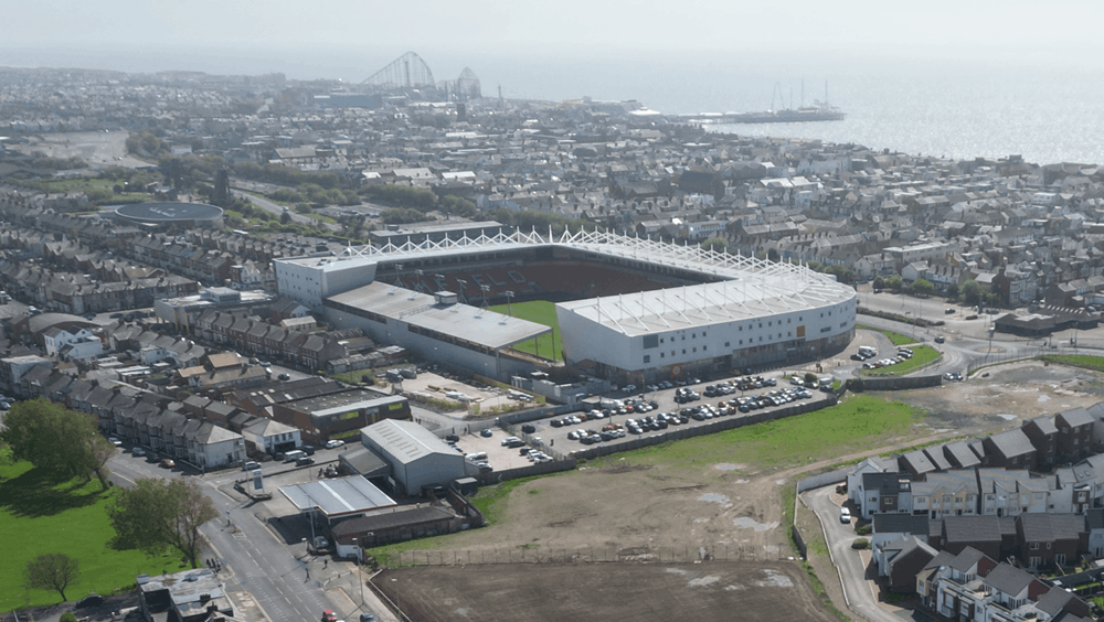 A view of the Revoe community sports village 