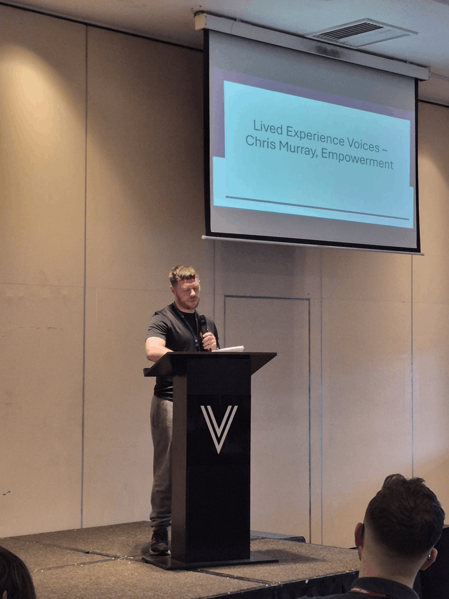 Chris Murray talking 