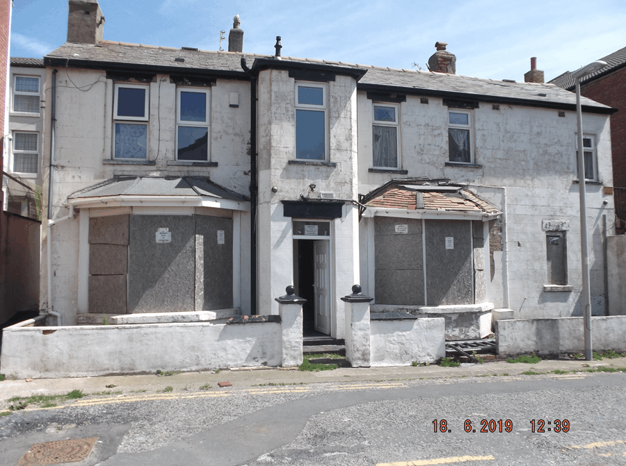 The ground floor had been left empty and derelict for around 10 years