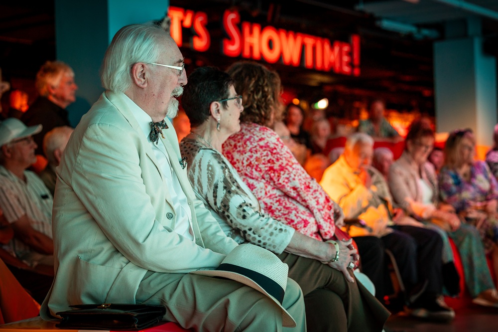 Guests at launch of Happiness! The Ken Dodd Exhibtion at Showtown Blackpool