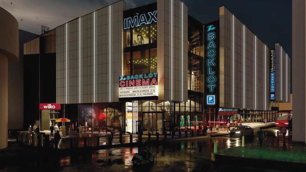 Artist impression of The Backlot Cinema and Diner