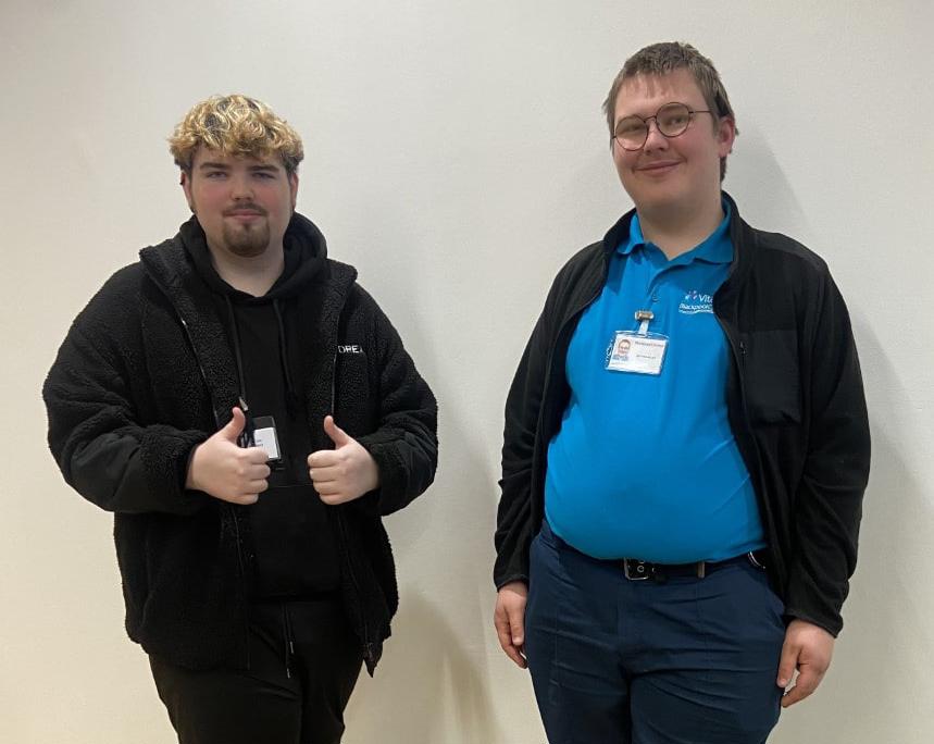 Two young people