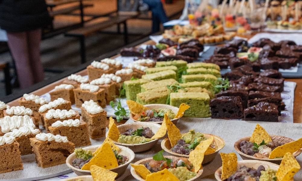 A selection of the food now being served across 23 of Blackpool’s schools