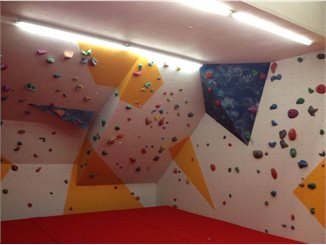 Bouldering room at Blackpool Sports Centre