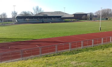 Athletics track and in field at Blackpool Sports Centre