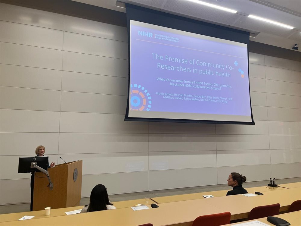 Dr Bronia Arnott presenting at the Fuse International Conference