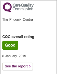 Care Quality Commission - The Phoenix Centre CQC overall rating Good 8 January 2019.