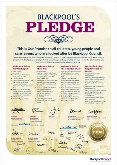 signed pledge 2016- 2017