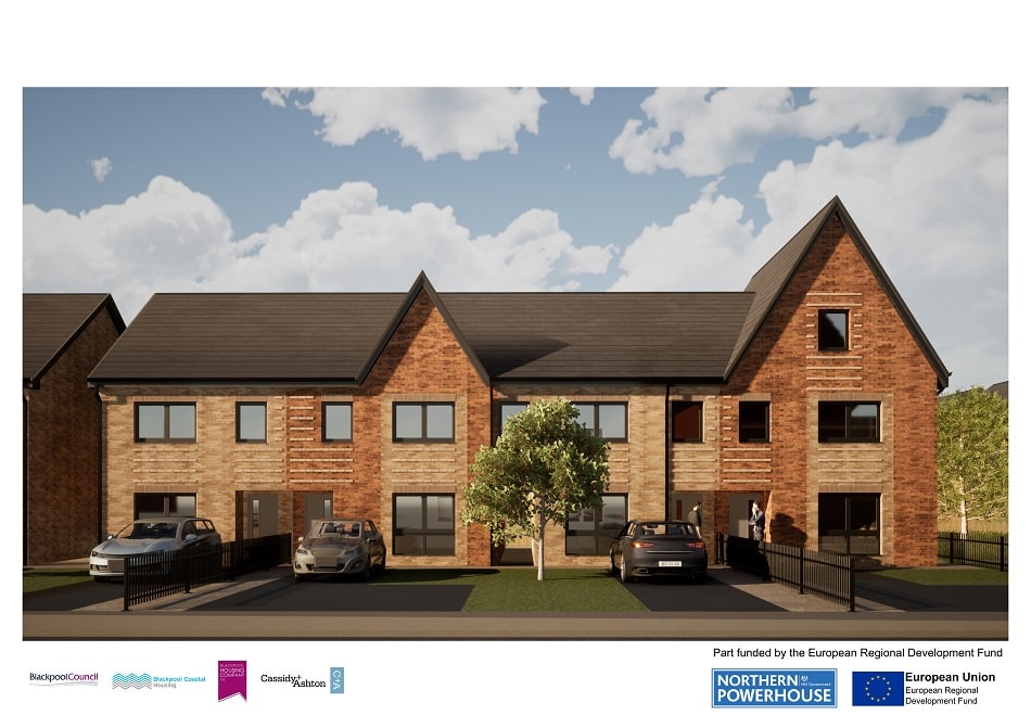 Designs of new terrace housing.