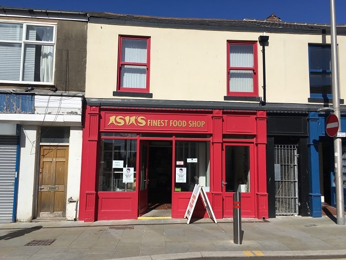 External picture of Asia's Fine Foods Deansgate after renovation