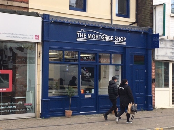 External picture of The Mortgage Shop Topping Street after renovations