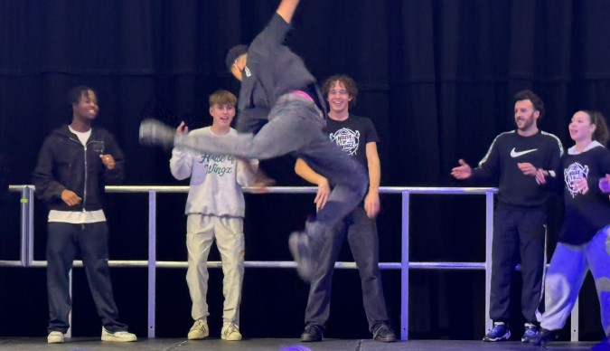 Development of Collaborative Support - House of Wingz perform at a Regional Business Network event