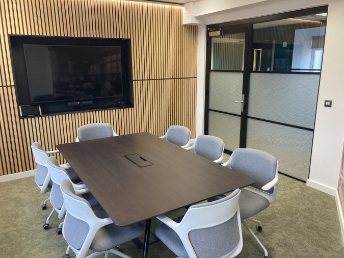 Modern meeting room.