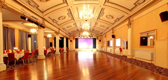 Large ballroom.
