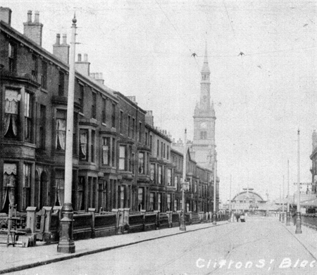 TC CAMP Clifton Street c. 1890 courtesy of Blackpool Local History Centre