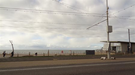 TC CAMP View of the sea from the corner of Church Street and the Promenade