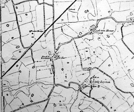 An 1847 OS Map Showing North Layton Area