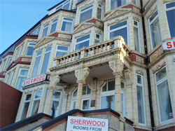 Locally listed former Sherwood Hotel on the southern edge of Gynn Square