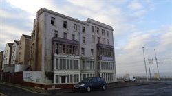Former Ambassador Hotel viewed from Derby Road, now demolished