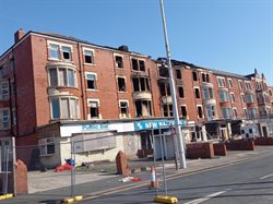 Hacketts Hotel building, now demolished