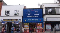 Fig. 63 Poor quality shop fronts and infill